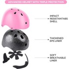 Adjustable Kids Helmet With Knee Pad  Elbow Pads And Wrist Guards - Toddler B   
