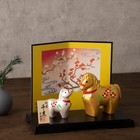 Good Luck Gold   Silver Parent-child Horse Figurine