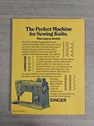 Vintage Singer How To Sew Fashion Knits 1972 Sewing Guide Book