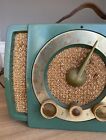 Zenith Model T724 Am fm Radio - Vintage 50   s Retro Green - Usa - Turns On