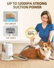12kpa Dog   Cat Pet Grooming Kit   Vacuum 2 5l Large Capacity W  Clipper Tools