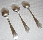 3 1933 World s Fair Souvenir Spoons - Science Court - East View Admin - Exhibits