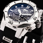 Invicta Bolt Chronograph Sliver Black Charcoal Dial Ss Men Stylish Watch