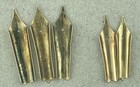 5 Parker Duofold Fountain Pen 14kt Nibs   Good Iridium    135 Scrap   See Ruler