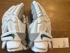 Nike Vapor Premier Field Gloves Men s Lacrosse Large White Gray Synthetic Padded
