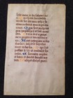 Illuminated Medieval Bible Leaf On Vellum