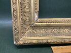Antique Picture Frame Ornate Gilt Gesso   Fits 12  X 16    For Restoration