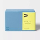 Yoga Block Sky Blue - All In Motion     Foam Accessory For Exercise 2 Pack Bundle