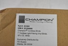 Champion Cordless Vinyl Window Mini Blinds 1 Inch Light Filtering 18 X 72 White