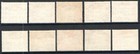 Aden 1937 Dhows Short Set Of 10 Sg 1 10   1 2 To 2 Rupees M m  ref 0774 