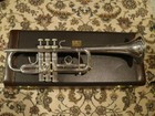 Bach C Trumpet C190l 229 25m Cleveland Silver Plated Used With Case