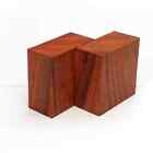 African Padauk Bowl Turning Blank Carving Lumber Kiln Dried Wood 4  X 4  X 2 