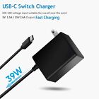 Replacement Nintendo Switch Power Supply Charger Power Cord Cable Ac Adapter New