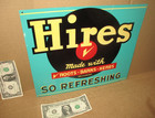 Hires - Root Beer Sign -so Refreshing -made In Usa -roots Barks Herbs Not Faded
