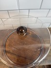 Vintage Wooden Pedestal Cake Plate With Plastic Lid Era 70s 80s