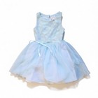 Cat   Jack Princess Party Dress  Small  Sequin Bodice Layered Tulle  Lined  Aqua