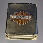 1999 Zippo Harley Davidson Boot Strap Emblem Brass Lighter In Box New