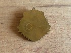 Massachusetts Firemen s Convention Medal Fob Deco State Seal 1911 Vtg Antique