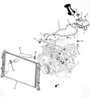 84632822 Gm Radiator Surge Tank With Cap For 2019-2026 Cadillac Chevrolet Gmc