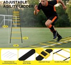 Agility Ladder Training Set With Speed Parachute  Hurdles  Cones  Jump Rope