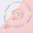 Unicorn Stretch Necklace Little Girl Toddler Necklace Bracelet Set  Little Princ