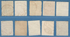 1921-33 Latvia Selection Of 10 Stamps Used 3745
