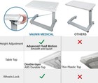 Overbed Table And Hospital Bed Table For Home Use And Hospital Bedside Table