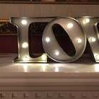 Marquee Galvanized Light Up Letters    love    Sign 24   x8   x2    Retro Vintage