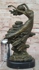 Art Decor Or Nouveau Bronze Sculpture Female Nude By Aldo Vitaleh Hand Made Sale