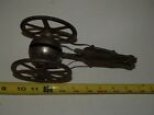 Antique Late 1800s Push Pull Toy Metal Horse With Bells-british 