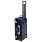 Black   Silver Pelican 1535 Air Case With Dividers   Lid Organizer   Wheels 