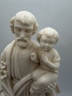 Vintage 11  St  Joseph   Child Jesus Statue Resin Catholic Religious Figure