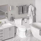 10-piece Brushed Nickel Bathroom Accessories Set Bath Towel Bar Set Wall Mount