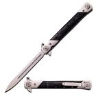 12 5  Giant Spring Assisted Stiletto Tactical Folding Pocket Knife Blade-547