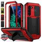 Shockproof Aluminum Gorilla Glass Metal Case For Samsung Galaxy S24ultra S23 S22