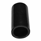 Black 1 1 2  1 5   Straight Silicone Hose  38 Mm Intercooler Coupler Turbo