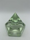 Nautical Ship Deck Prism Light Green Hexagon Pyramid Heavy Glass Maritime