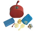 American Girl Doll Melody Travel Essentials Set Red Case Toiletries Euc Motown