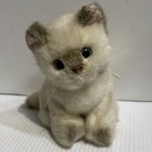 The Yomiko Collection Vtg Clear Blue Eye White Persian Cat Russ Berrie 238g