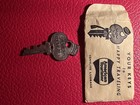 Vintage 1960s American Tourister Red Hard Shell Train Case  Rare Original Key
