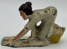 Manoil M162 Lead Figure Happy Farm Series Woman Laying Out Wash On Grass