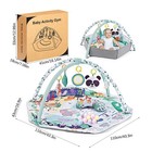 Baby Gym Play Mat Educational Sensory Activity Mat With Toys Early 