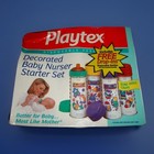 1997 Playtex Drop-ins Decorated Baby Nurser Starter Set Nipples Liner Sealed New