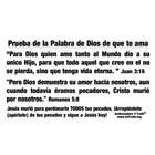 Jesus Loves You Spanish   Gospel Tracts   Business Card Size   Pack Of 50