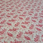 Vip Print Cranston Print Works Fabric Red Cream Calico Floral Spray 3 3 Yd X 23 