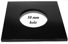 1  Lens Boards 4  X 4  For Enlarger Beseler - 27mm  Or 39mm  Or 50mm Hole  black