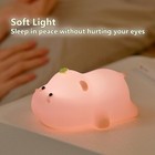 Cute Hippo Silicone Rechargeable Nursery Decor Bedroom Night Light