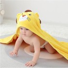 Baby Hooded Bath Towel     Soft Coral Fleece Robe For Newborns   Toddlers Gift