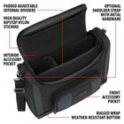 Usa Gear Dnd Carrying Case Fits Dungeons And Dragons And Rpg Accessories  black 
