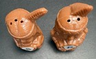 Salt Pepper Shakers Set Native Figures Made In Hong Kong Vintage Plastic 2 5 In